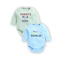TINYO Boy39s Letter Print Regular Fit Bodysuit