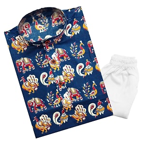 TinySteps Boys Cotton Kurta Pajama Traditional