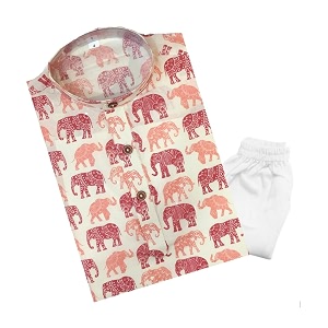 TinySteps Boys Cotton Kurta Pajama Traditional