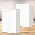 Tioncy 2 Pcs Sanitary Napkin Receptacle Wall Mounted,White