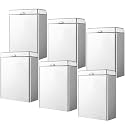 Tioncy 6 Pcs Sanitary Napkin Receptacle Wall Mounted,Sliver