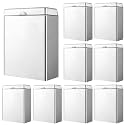 Tioncy 8 Pcs Sanitary Napkin Receptacle Wall Mounted,Sliver