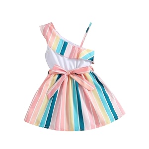 Tior Polyester Fit and Flare Knee-Length Dress