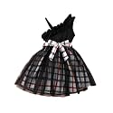 Tior Polyester Fit and Flare Knee-Length Dress