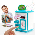 Tip 'n' Top Money Saving Locker with Password & Finger Print Lock with Sound Piggy Bank Coin Bank