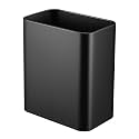 TIPGO Small Bathroom Trash Can, 2.1 Gallons, Under Sink Wastebasket, Black