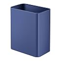 TIPGO Small Bathroom Trash Can, 2.1 Gallons, Under Sink Wastebasket, Blue