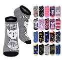 Tipi Toe Women’s 20 Pack Colorful Low Cut Socks – Lightweight, Breathable Design for All-Day Comfort Sizes 9-11/10-13