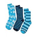 Tipi Toe Womens Fuzzy Crew Socks with Anti Slip Grips Warm Cozy Fluffy Winter Slipper Socks Non Skid Home Socks for Women