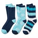Tipi Toe Womens Fuzzy Crew Socks with Anti Slip Grips Warm Cozy Fluffy Winter Slipper Socks Non Skid Home Socks for Women