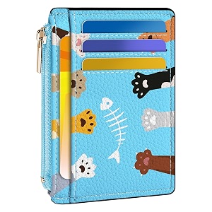 tipmile womens credit card holder wallet small slim rfid blocking sleeve