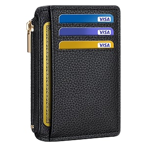 tipmile womens credit card holder wallet small slim rfid blocking sleeve