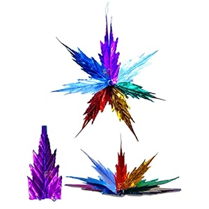 artistic folding paper hanging star chandeliers garland for all occasion pack of 12 big seven point star