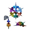 Artistic Folding Paper Hanging Star Chandeliers Garland for All Occasion (Pack of 6, Big Star Fan)
