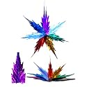 Artistic Folding Paper Hanging Star Chandeliers Garland for All Occasion (Pack of 6, Big Seven Point Star)