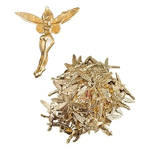 Premium Golden Metal Charms Filigree Connectors for