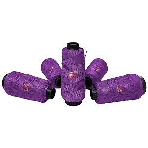 premium macram 4-ply braided nylon thread cord rope pack of 1 spool 100 meters 1mm authentic orchid purple