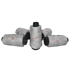 premium macram 4-ply braided nylon thread cord rope pack of 1 spool 100 meters 1mm authentic glitter silver