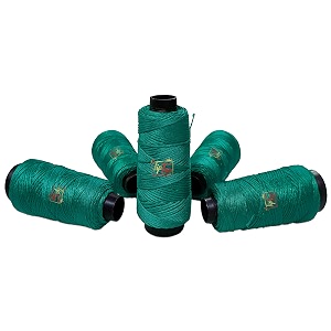 premium macram 4-ply braided nylon thread cord rope pack of 1 spool 100 meters 1mm authentic aqua blue