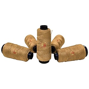 premium macram 4-ply braided nylon thread cord rope pack of 1 spool 100 meters 1mm authentic sandy brown
