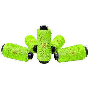 premium macram 4-ply braided nylon thread cord rope pack of 1 spool 100 meters 1mm authentic neon green