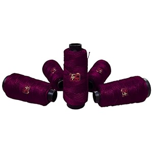 premium macram 4-ply braided nylon thread cord rope pack of 1 spool 100 meters 1mm authentic jamun purple