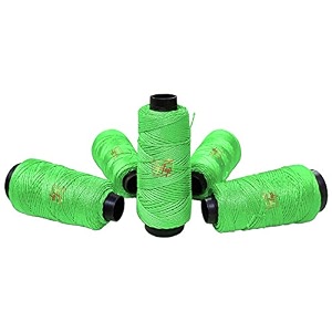premium macram 4-ply braided nylon thread cord rope pack of 1 spool 100 meters 1mm authentic pastel green