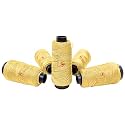 Premium Macramé 4-Ply Braided Nylon Thread Cord Rope (Pack of 1 Spool; 100 Meters) (1mm Authentic) (Biscuit Yellow)