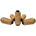 Premium Macramé 4-Ply Braided Nylon Thread Cord Rope (Pack of 1 Spool; 100 Meters) (1mm Authentic) (Sandy Brown)