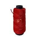Premium Macramé 4-Ply Braided Nylon Thread Cord Rope (Pack of 1 Spool; 100 Meters) (1mm Authentic) (Imperial Red)