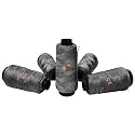 Premium Macramé 4-Ply Braided Nylon Thread Cord Rope (Pack of 1 Spool; 100 Meters) (1mm Authentic) (Dark Grey)