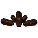 Premium Macramé 4-Ply Braided Nylon Thread Cord Rope (Pack of 1 Spool; 100 Meters) (1mm Authentic) (Chocolate Brown)