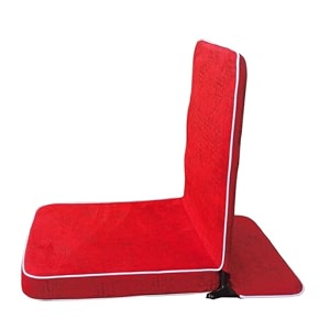 tiptop powder coated iron meditation chairsyoga chairs with back support sheet red 19 x 17 x 3 inches