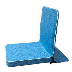tiptop powder coated iron meditation chairsyoga chairs with back support sheet blue 19 x 17 x 3 inches