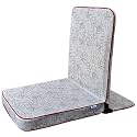 TipTop Powder coated Iron Meditation Chairs/Yoga Chairs with Back Support Sheet (Red, Maroon, 19 x 17 x 3 Inches)