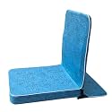 TipTop Powder Coated Iron Meditation Chairs/Yoga Chairs with Back Support Sheet (Blue, 19 x 17 x 3 Inches)