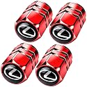 Tire Valve Stem Caps Cover for Lexus Car Wheel Air caps Red