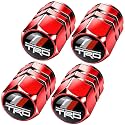 Tire Valve Stem Caps Cover for Toyota TRD Car Wheel Air caps Red