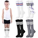 Tisancy 4 Pairs Kids Compression Socks