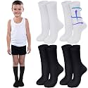 Tisancy 4 Pairs Kids Compression Socks