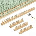 TISOFU 46in Chunky Blanket Loom, Large Wooden Loom Frame