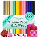 Tissue Paper for Gift Bags - 10 Colors 300 Sheets 14x20in Wrapping Paper