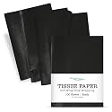 Tissue Paper for Gift Bags - 100 Sheets 14x20in Wrapping Paper, Black