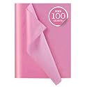 Tissue Paper for Gift Bags - 100 Sheets 14x20in Wrapping Paper, Pink
