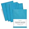 Tissue Paper for Gift Bags - 100 Sheets 14x20in Wrapping Paper, Light Blue
