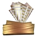 Tissue Paper for Gift Bags - 50 Sheets 14x20in Wrapping Paper, Gold Stripes