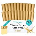 Tissue Paper for Gift Bags - 500 Sheets 14x20in Wrapping Paper, Gold