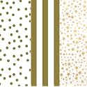 Tissue Paper for Gift Bags-75 Sheets 14x20in Wrapping Paper, Gold Stripes