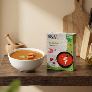 tit-bit no onion no garlic tomato soup combo easy to cook pack of 5 pack of 5 250 g