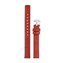 Titan 12 mm Red Genuine Leather Strap for Women